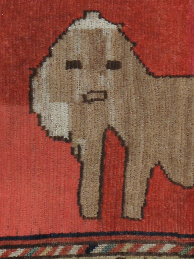 Antique Persian Gabbeh Rug, No.12190 - Galerie Shabab