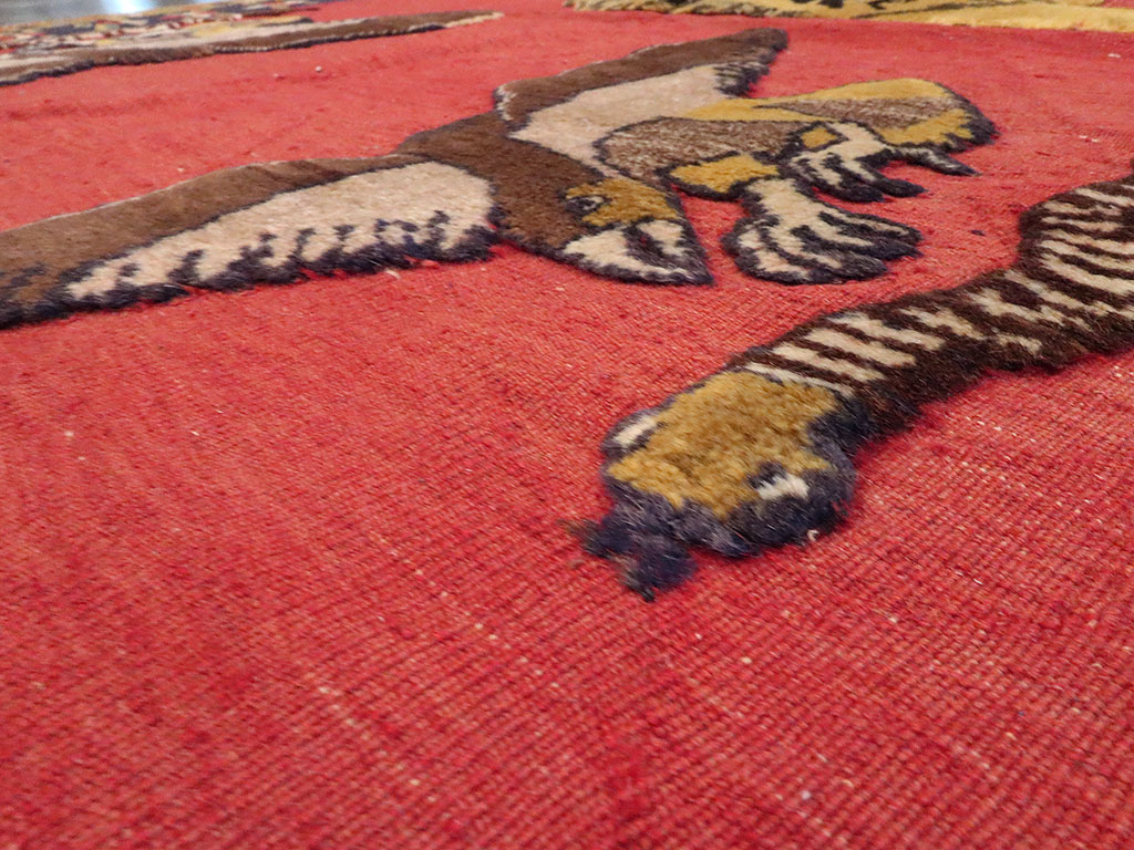 Vintage Persian Gabbeh Souf Rug, No.12195 - Galerie Shabab