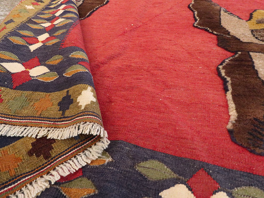 Vintage Persian Gabbeh Souf Rug, No.12195 - Galerie Shabab