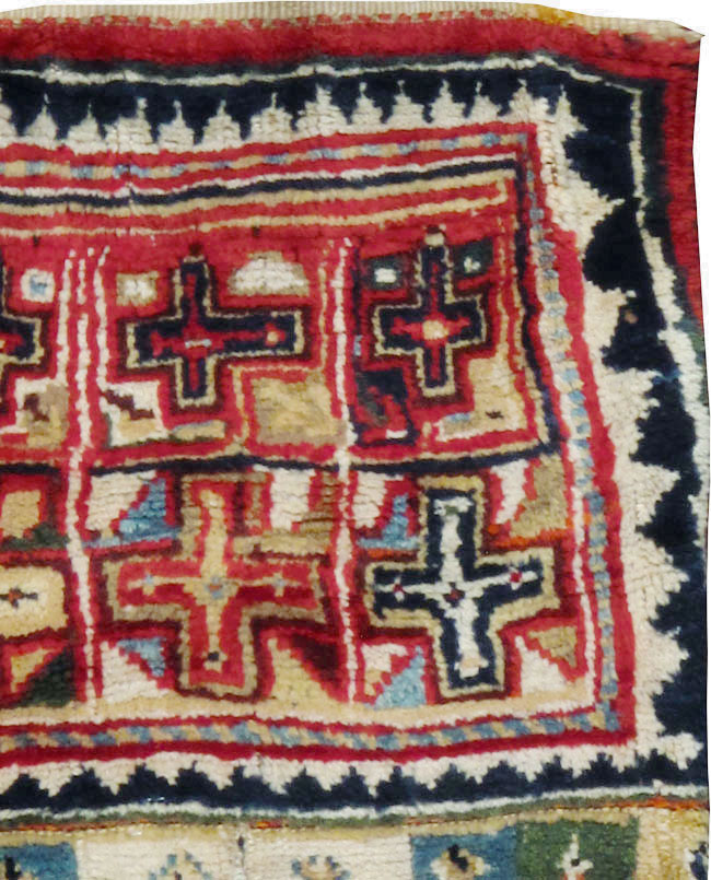 Antique Persian Saddlebags Rug, No.12198 - Galerie Shabab