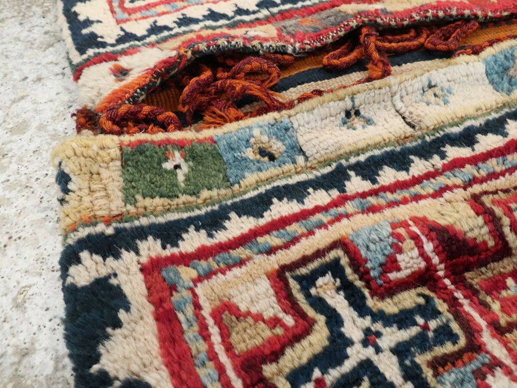 Antique Persian Saddlebags Rug, No.12198 - Galerie Shabab