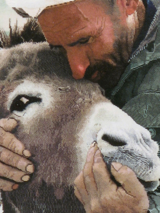 Vintage Persian Tabriz Pictorial Rug, No.12209 - Galerie Shabab