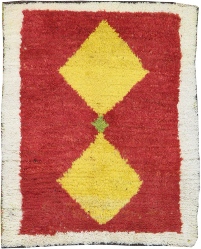Vintage Persian Gabbeh Rug, No.12211 - Galerie Shabab