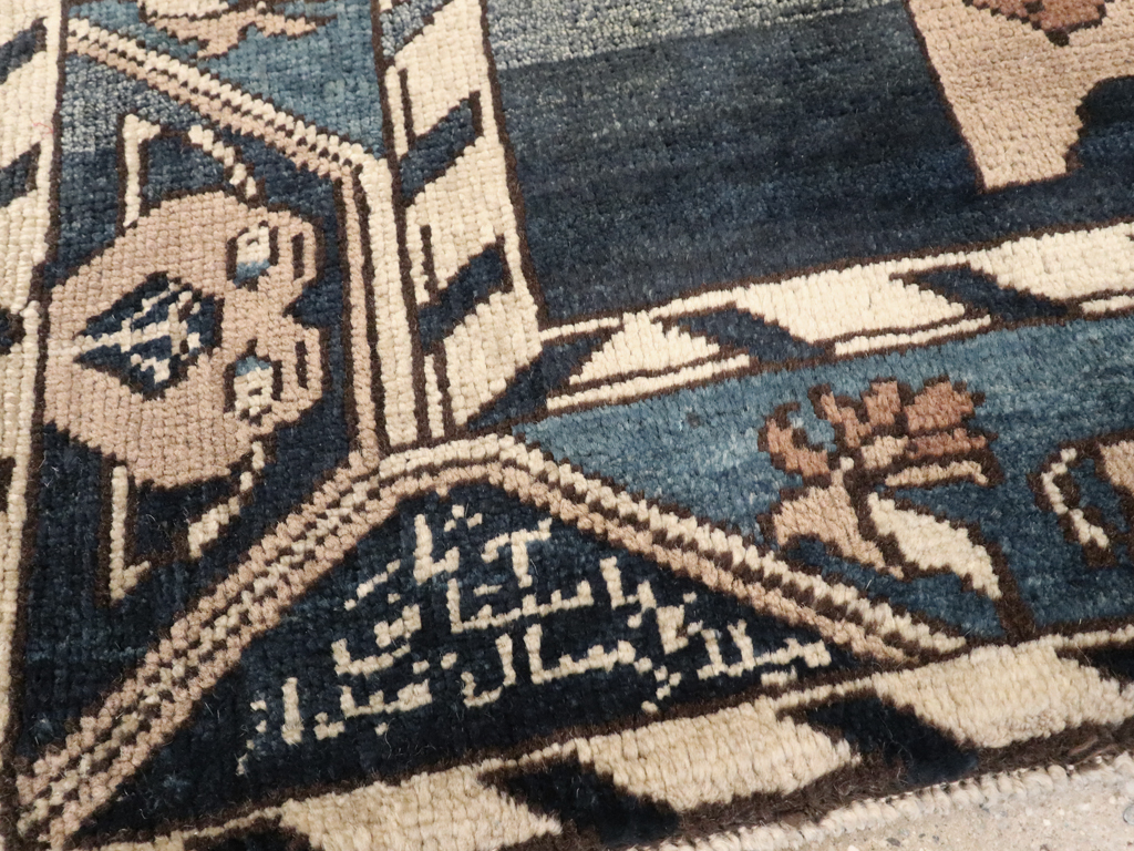 Antique Persian Bakshaish Pictorial Rug, No.12215 - Galerie Shabab