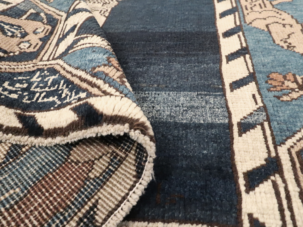 Antique Persian Bakshaish Pictorial Rug, No.12215 - Galerie Shabab