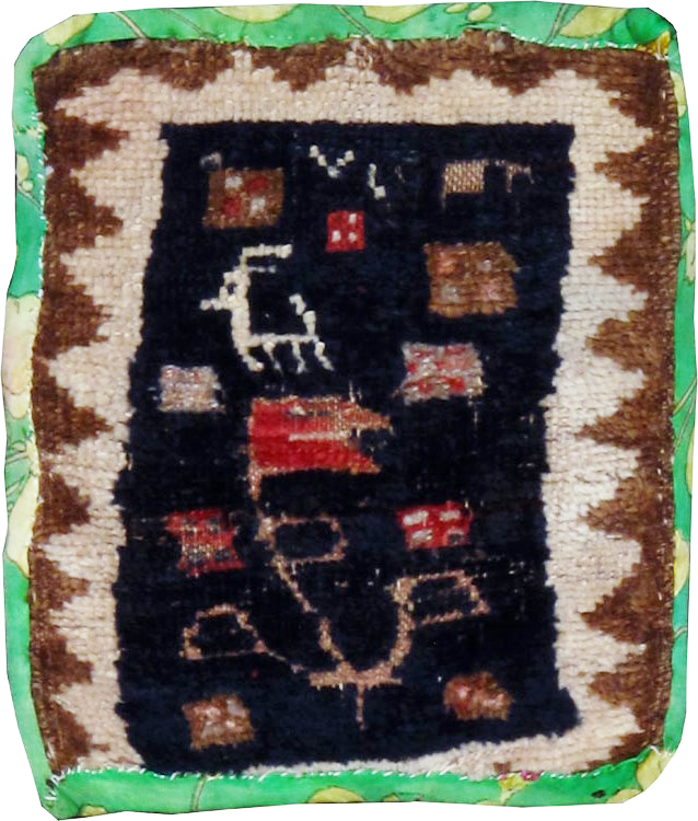 Vintage Persian Gabbeh Rug, No.12220 - Galerie Shabab