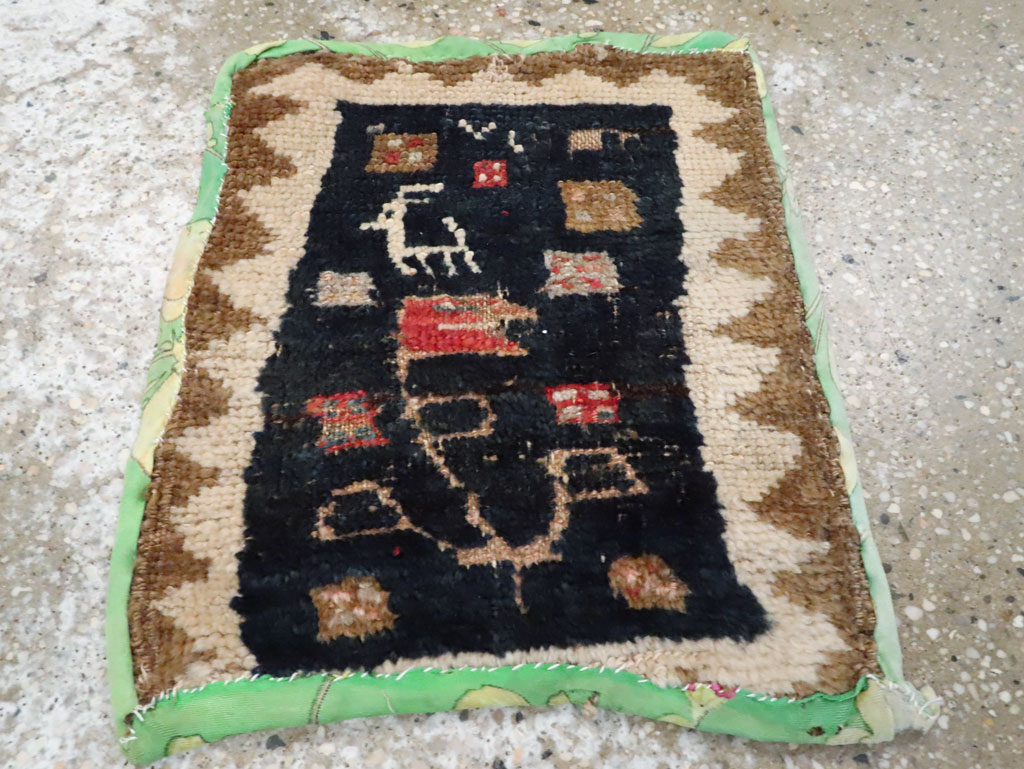 Vintage Persian Gabbeh Rug, No.12220 - Galerie Shabab