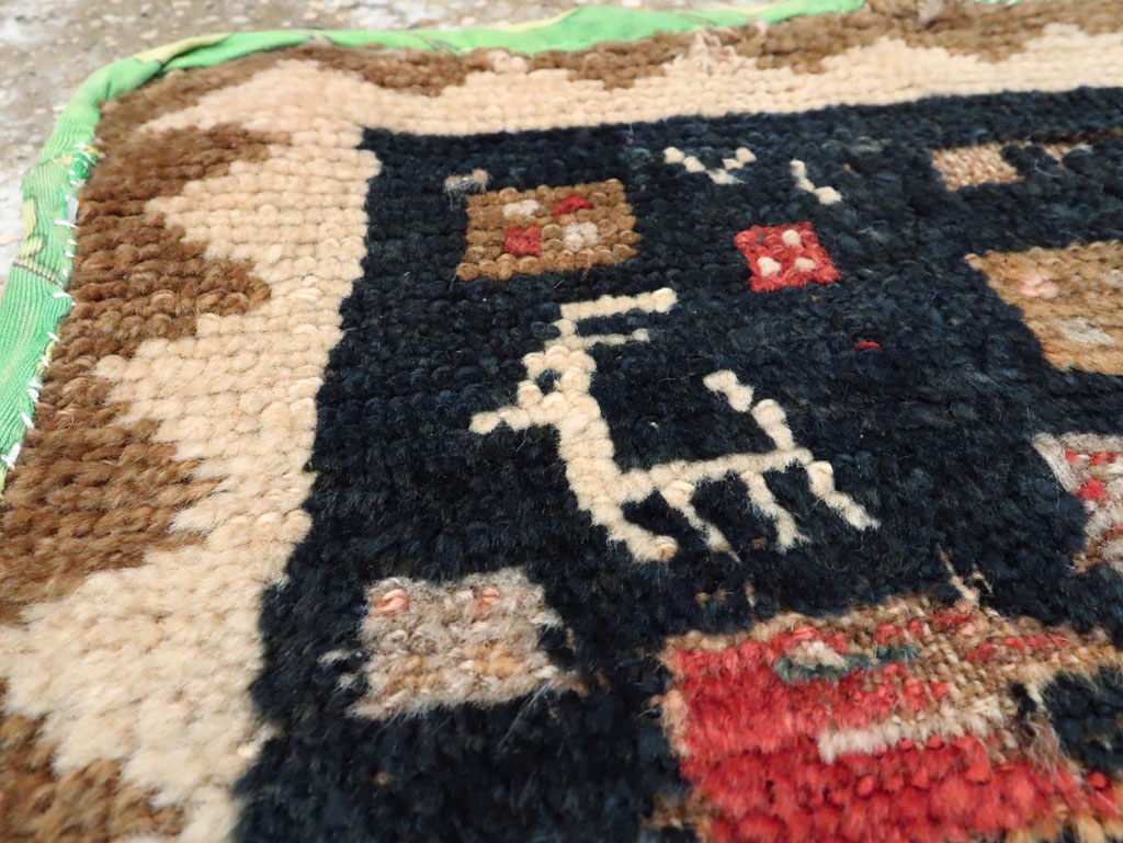 Vintage Persian Gabbeh Rug, No.12220 - Galerie Shabab