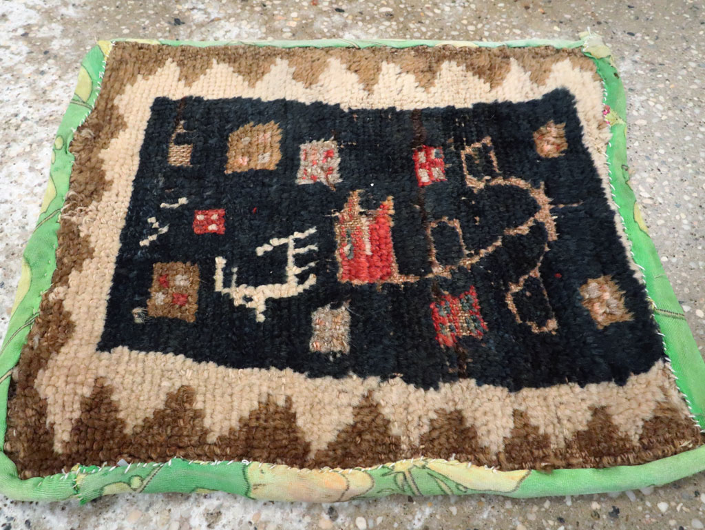 Vintage Persian Gabbeh Rug, No.12220 - Galerie Shabab