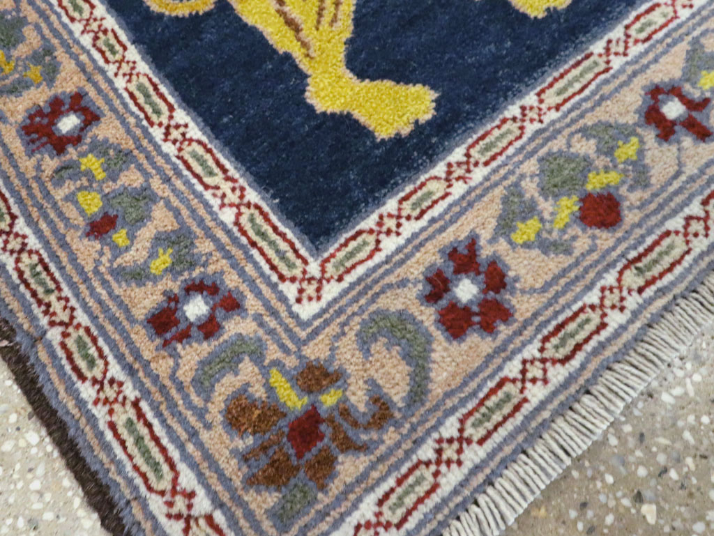 Vintage Persian Hamadan Pictorial Rug, No.12222 - Galerie Shabab