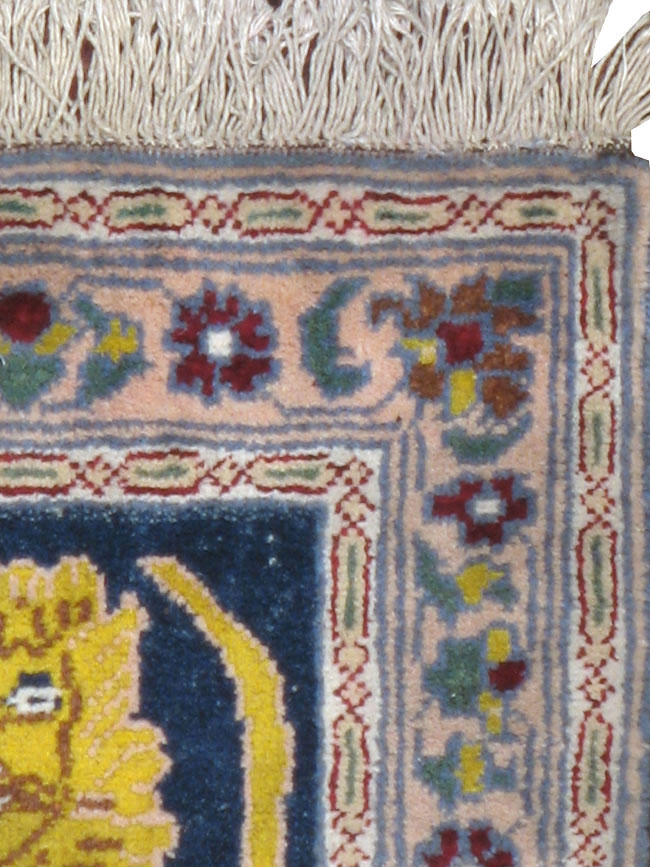 Vintage Persian Hamadan Pictorial Rug, No.12223 - Galerie Shabab