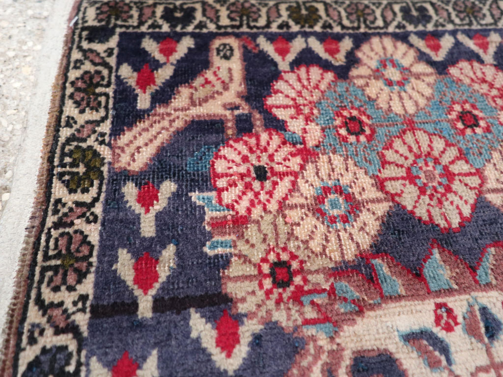 Vintage Persian Tabriz Pictorial Rug (Pair: 1 of 2), No.12224 - Galerie Shabab