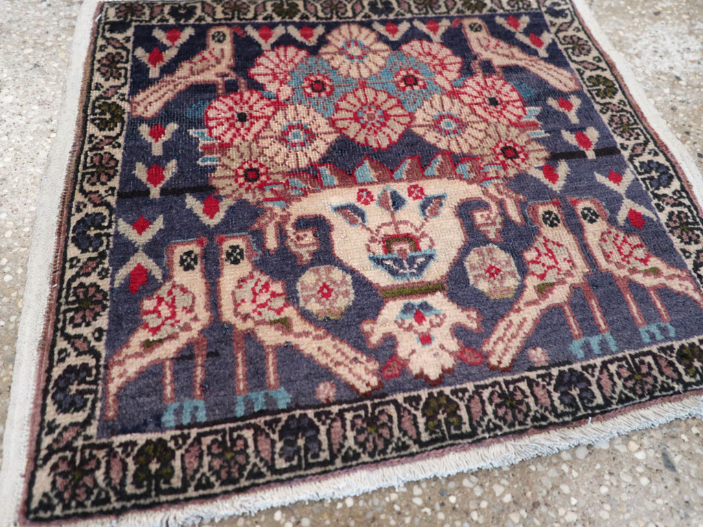 Vintage Persian Tabriz Pictorial Rug (Pair: 1 of 2), No.12224 - Galerie Shabab