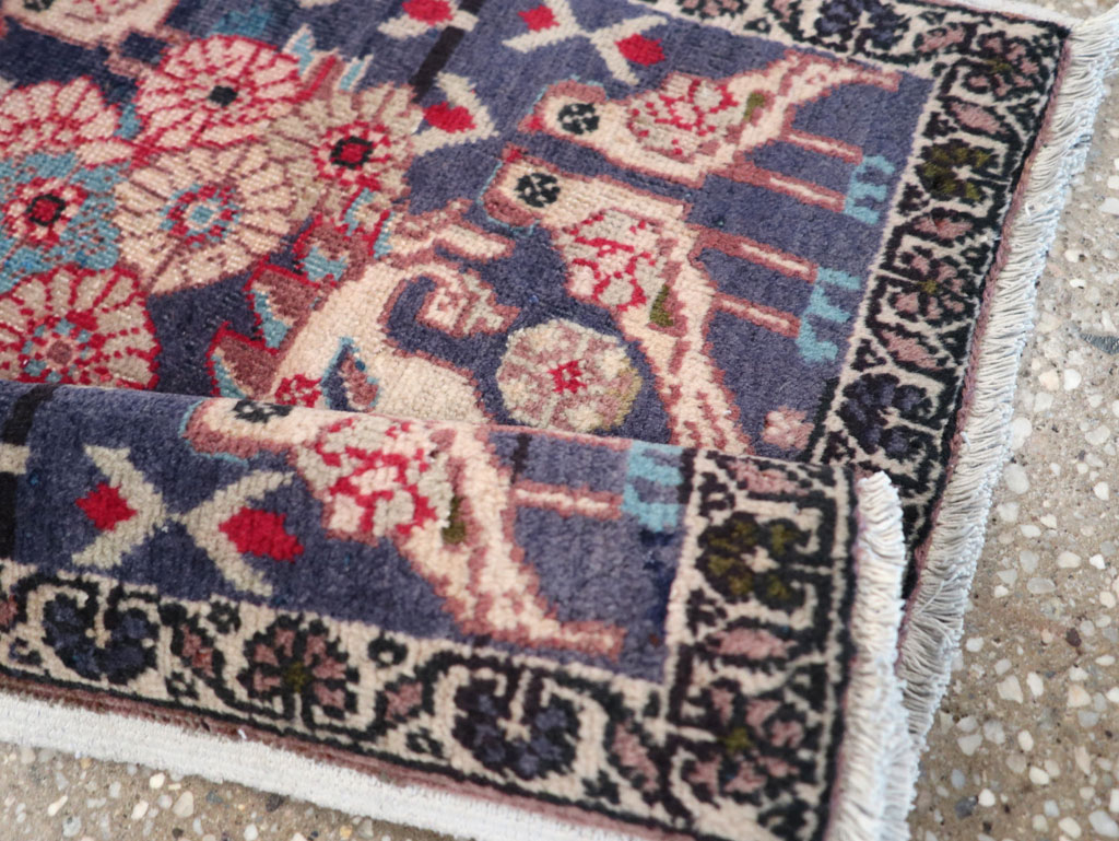 Vintage Persian Tabriz Pictorial Rug (Pair: 1 of 2), No.12224 - Galerie Shabab