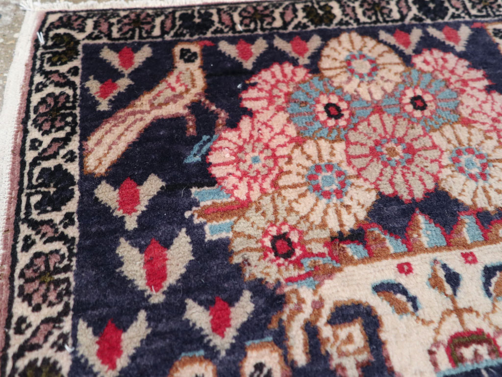 Vintage Persian Tabriz Pictorial Rug (Pair: 2 of 2), No.12225 - Galerie Shabab