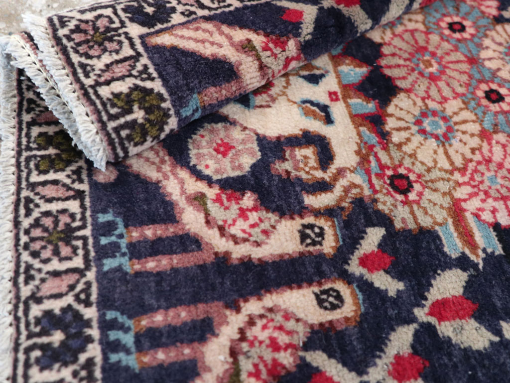 Vintage Persian Tabriz Pictorial Rug (Pair: 2 of 2), No.12225 - Galerie Shabab