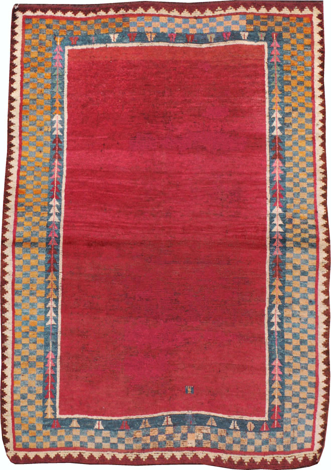 Antique Persian Gabbeh Rug, No.12238 - Galerie Shabab