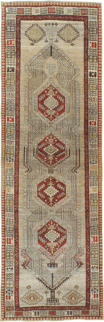 Vintage Persian Serab Runner, No.12255 - Galerie Shabab