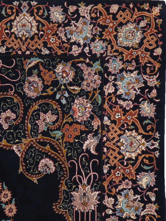 Vintage Persian Isfahan Rug, No.12262 - Galerie Shabab