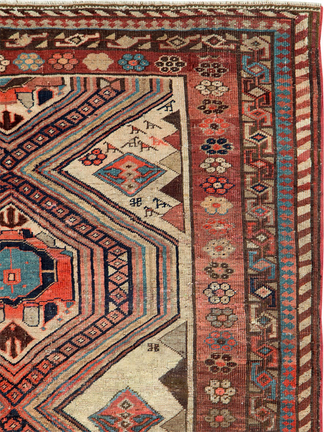 Antique Persian Bidjar Gallery Rug, No.12263 - Galerie Shabab