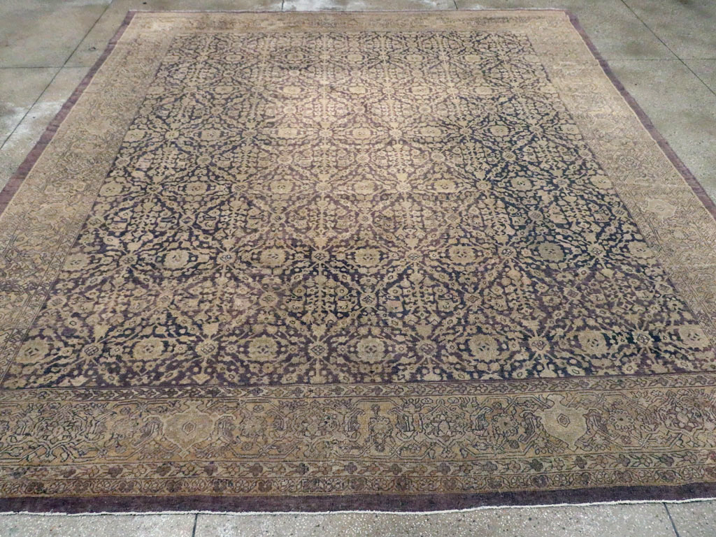 Antique Persian Mahal Rug, No.12264 - Galerie Shabab