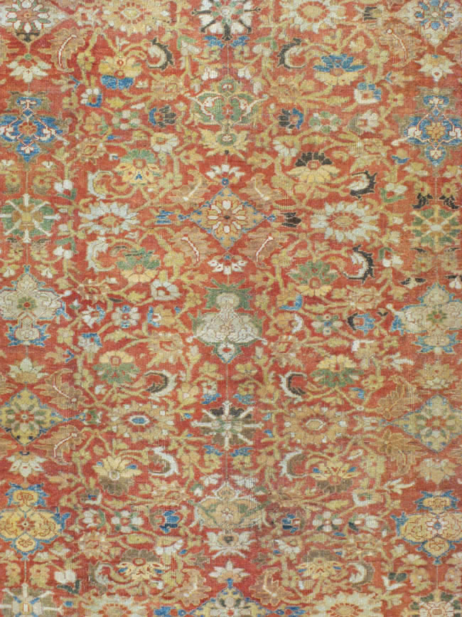 Antique Persian Sultanabad Rug, No.12281 - Galerie Shabab