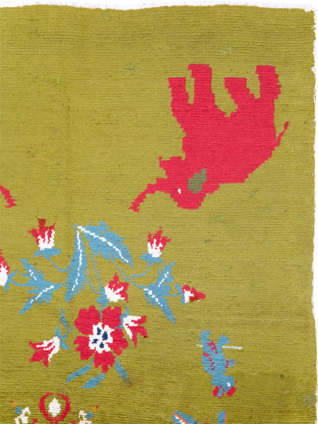 Vintage Swedish Pictorial Rug, No.12293 - Galerie Shabab