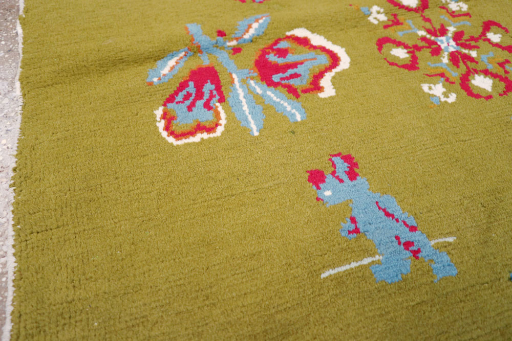Vintage Swedish Pictorial Rug, No.12293 - Galerie Shabab
