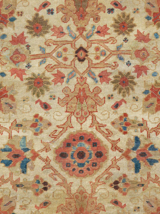 Antique Persian Mahal Rug, No.12318 - Galerie Shabab
