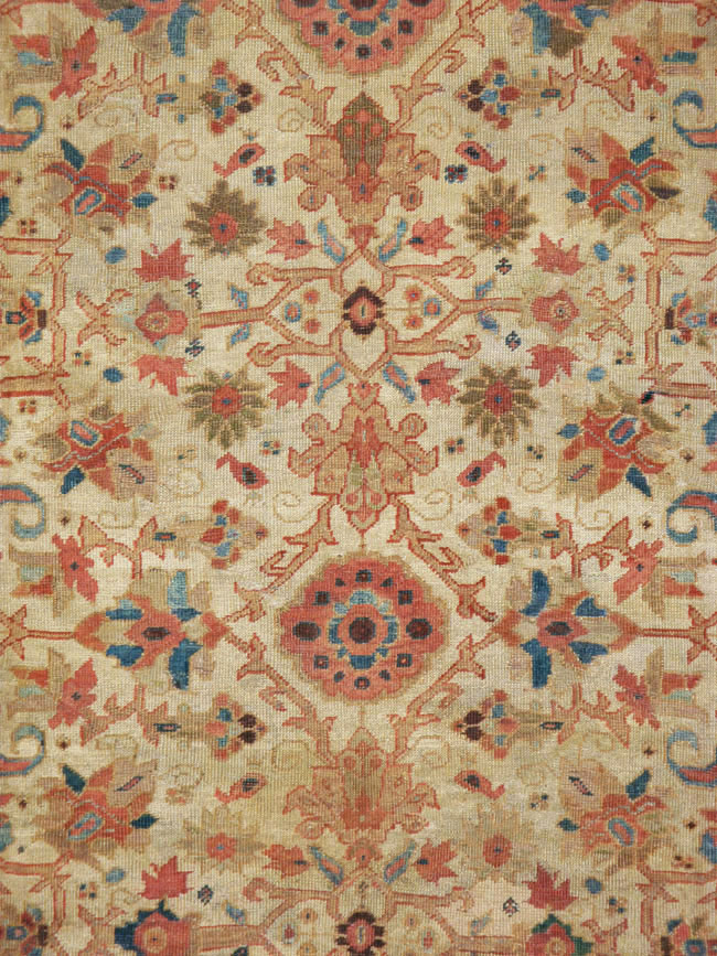 Antique Persian Mahal Rug, No.12318 - Galerie Shabab