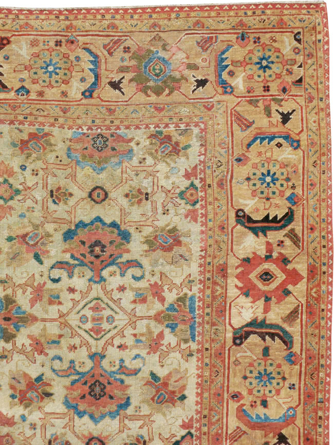 Antique Persian Mahal Rug, No.12318 - Galerie Shabab