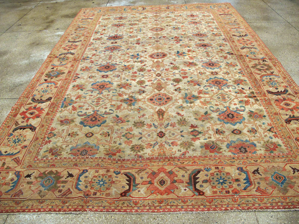 Antique Persian Mahal Rug, No.12318 - Galerie Shabab