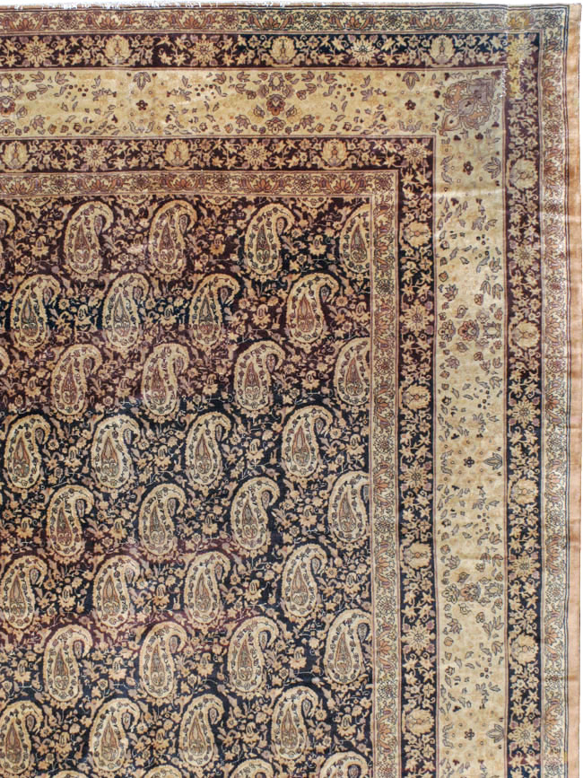 Antique Indian Senneh Carpet, No.12338 - Galerie Shabab