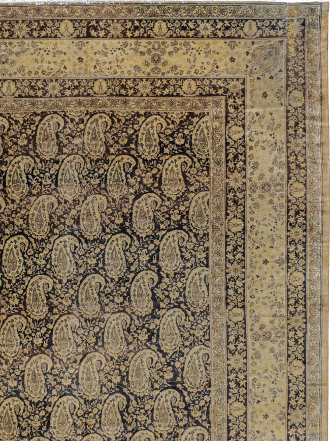 Antique Indian Senneh Carpet, No.12338 - Galerie Shabab