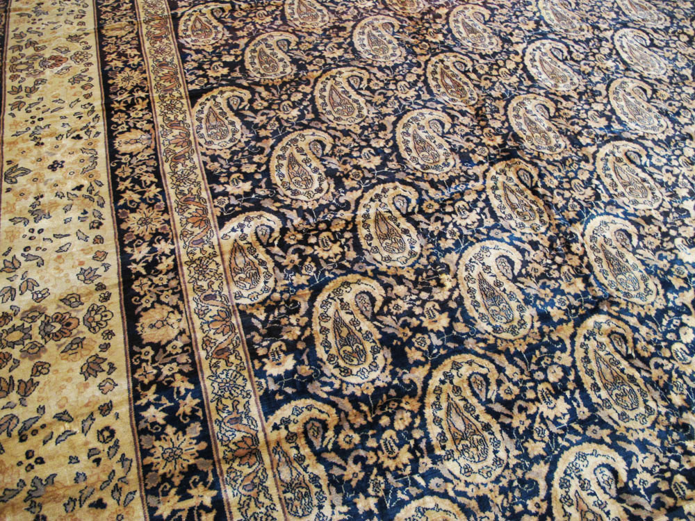 Antique Indian Senneh Carpet, No.12338 - Galerie Shabab