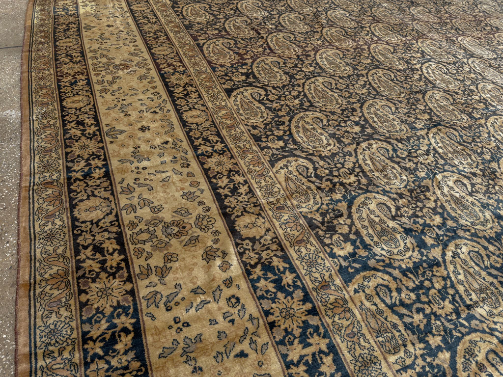 Antique Indian Senneh Carpet, No.12338 - Galerie Shabab