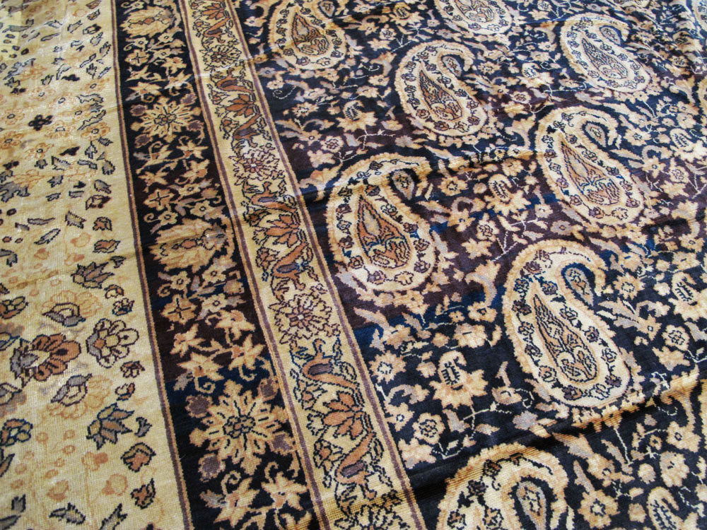 Antique Indian Senneh Carpet, No.12338 - Galerie Shabab