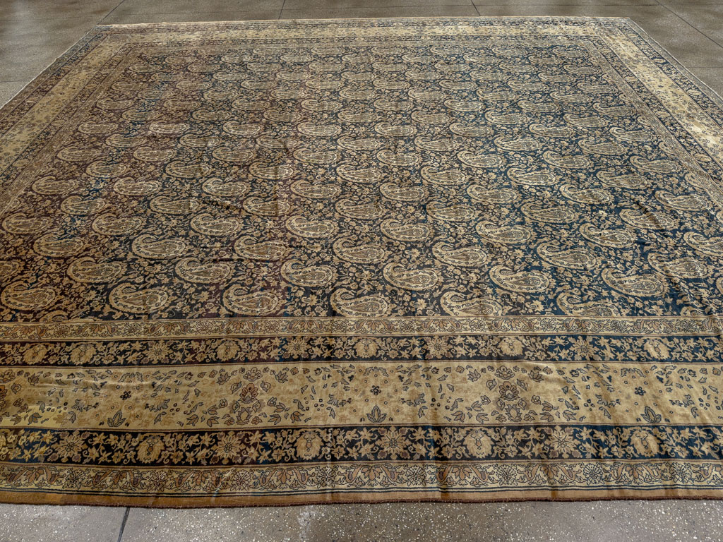 Antique Indian Senneh Carpet, No.12338 - Galerie Shabab