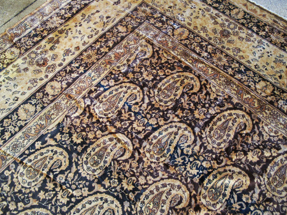 Antique Indian Senneh Carpet, No.12338 - Galerie Shabab