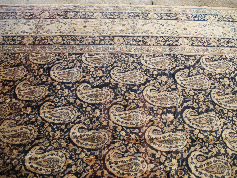 Antique Indian Senneh Carpet, No.12338 - Galerie Shabab