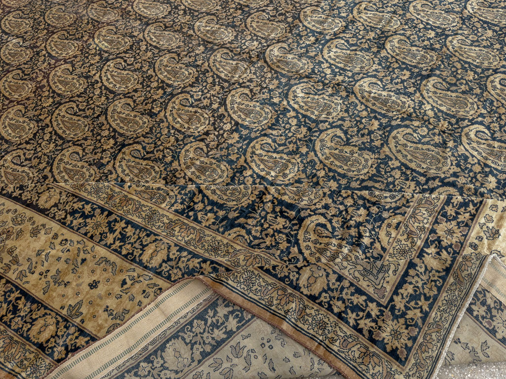 Antique Indian Senneh Carpet, No.12338 - Galerie Shabab