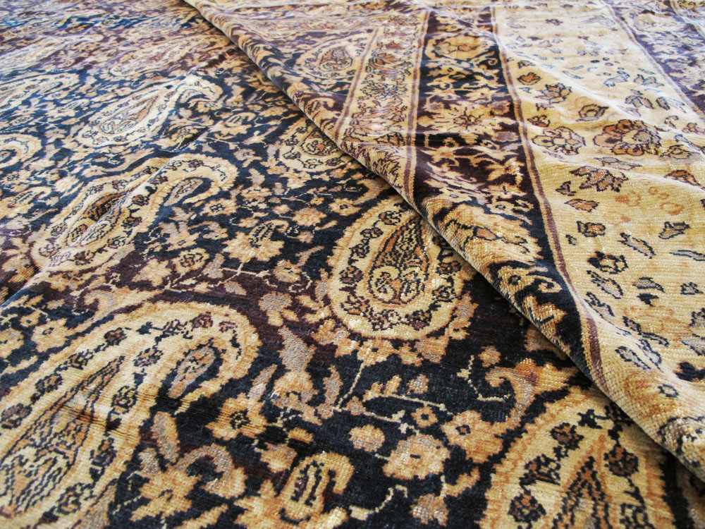 Antique Indian Senneh Carpet, No.12338 - Galerie Shabab