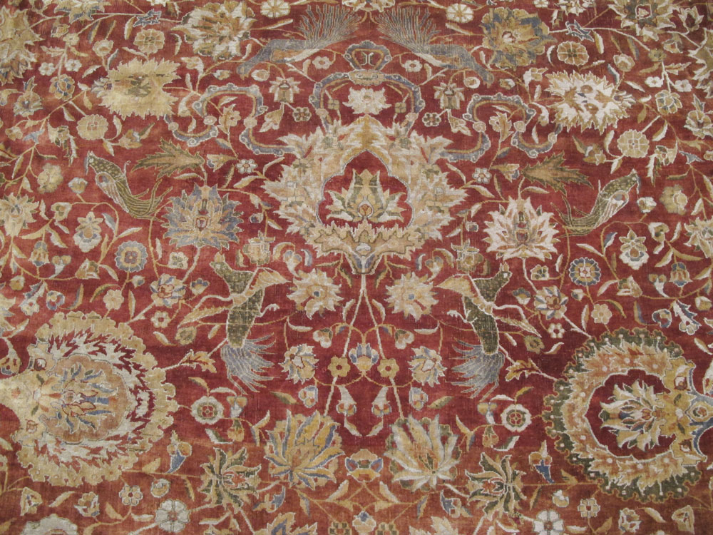 Antique Indian Lahore Rug, No.12353 - Galerie Shabab