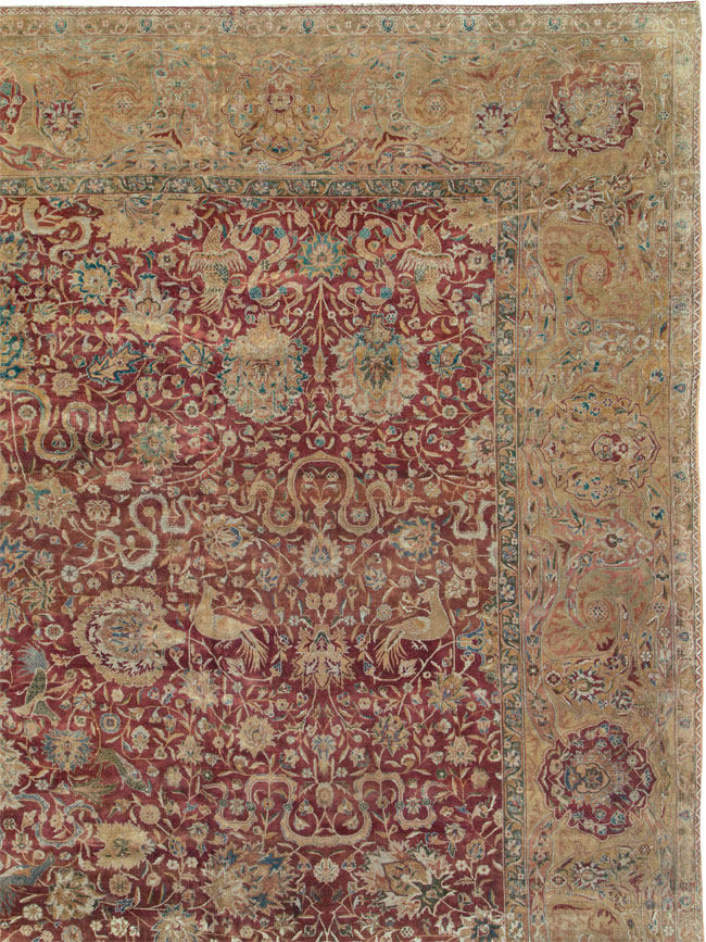 Antique Indian Lahore Rug, No.12353 - Galerie Shabab