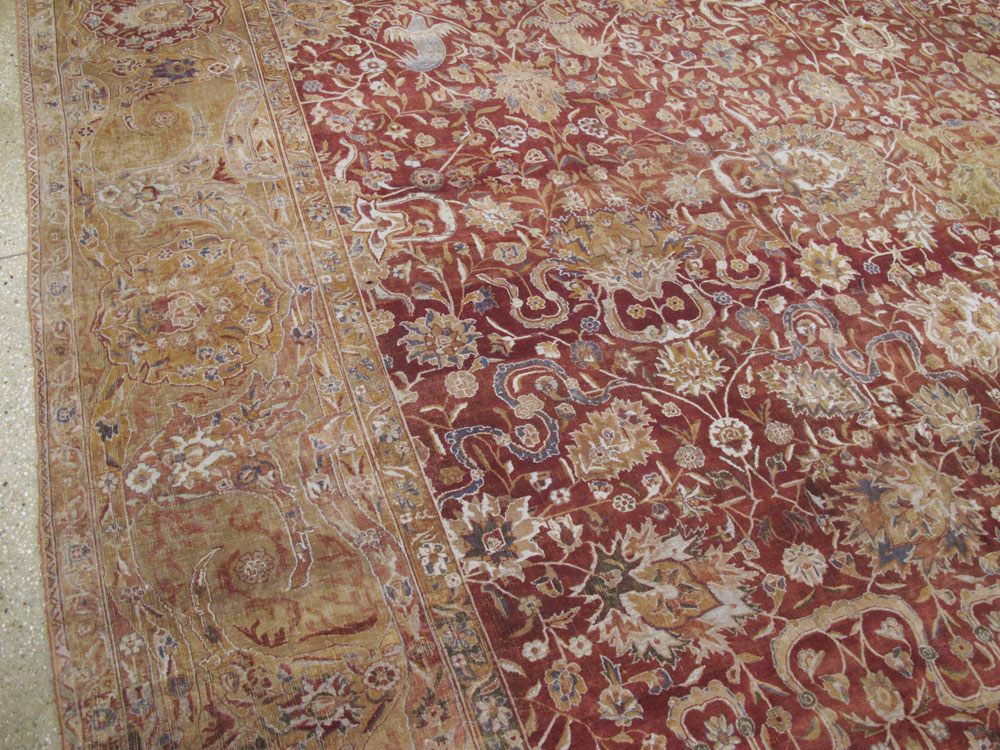 Antique Indian Lahore Rug, No.12353 - Galerie Shabab