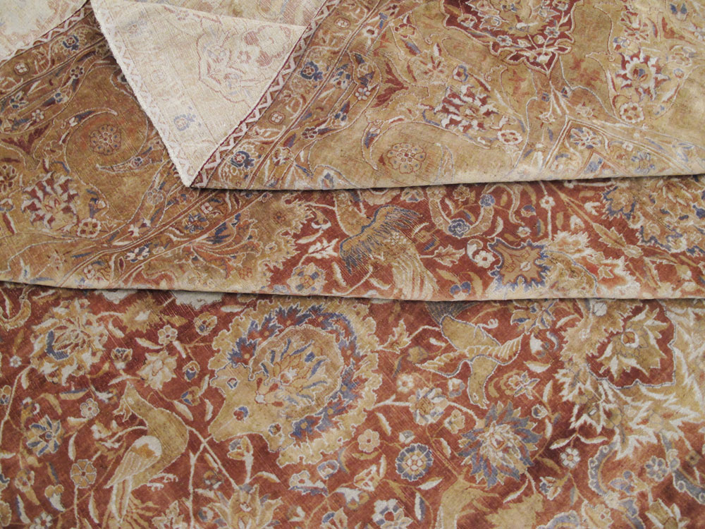 Antique Indian Lahore Rug, No.12353 - Galerie Shabab