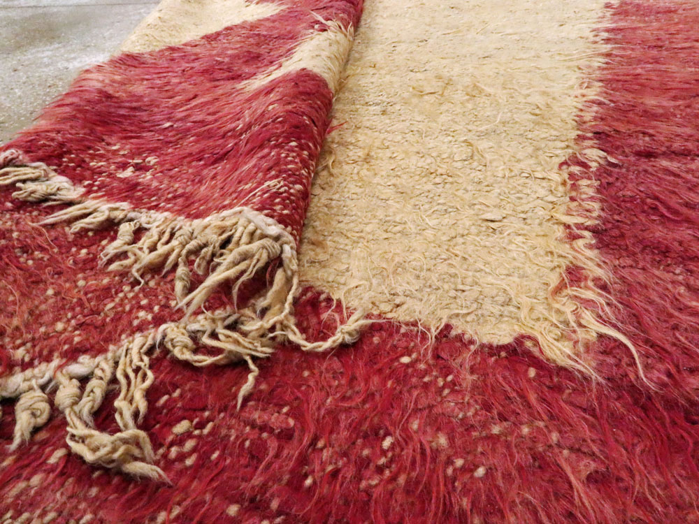 Vintage Turkish Tulu Rug, No.12361 - Galerie Shabab