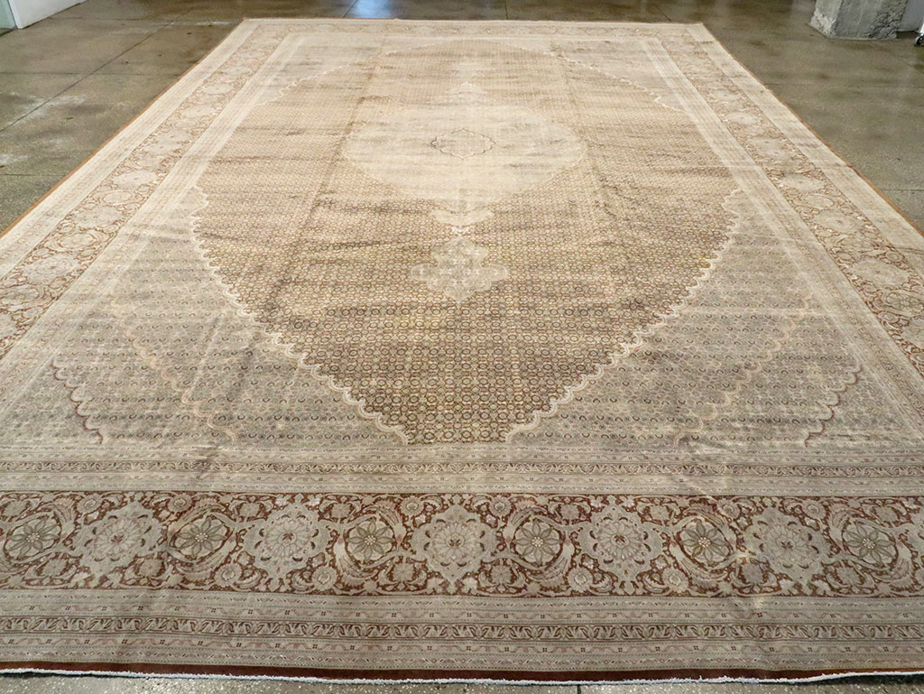 Vintage Persian Tabriz Rug, No.12405 - Galerie Shabab