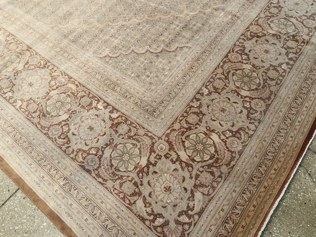 Vintage Persian Tabriz Rug, No.12405 - Galerie Shabab