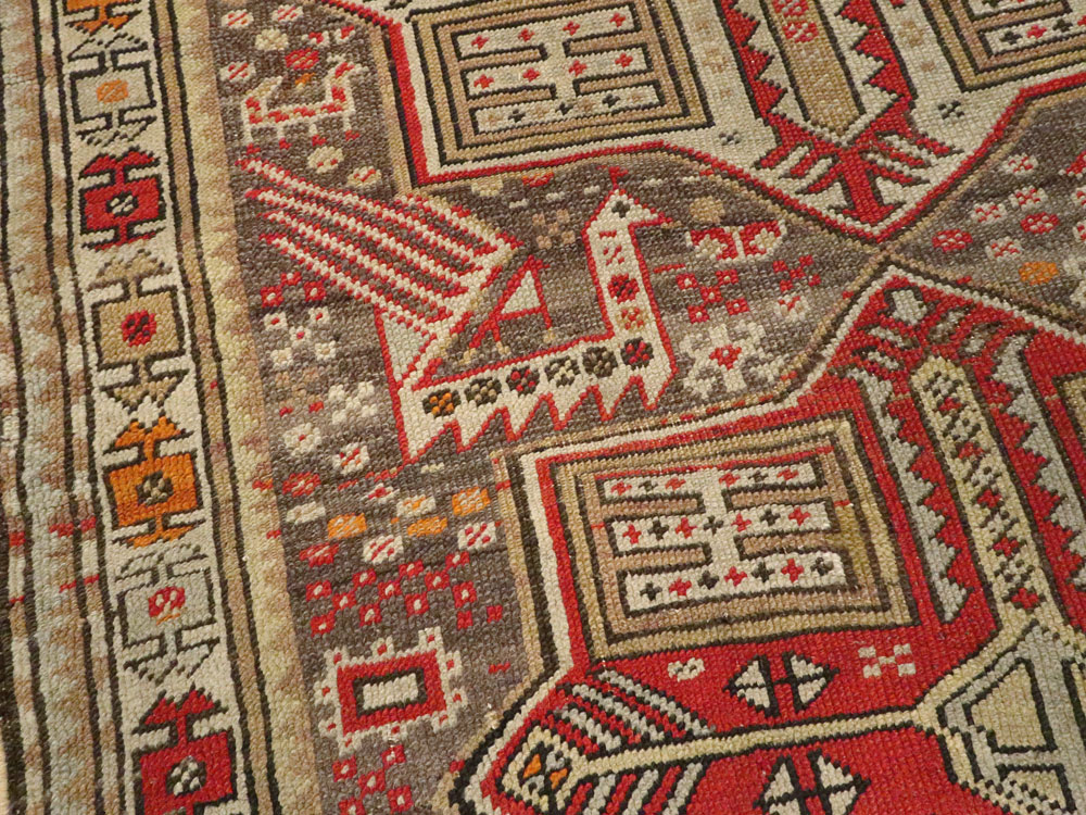 Antique Caucasian Kazak Rug, No.12424 - Galerie Shabab